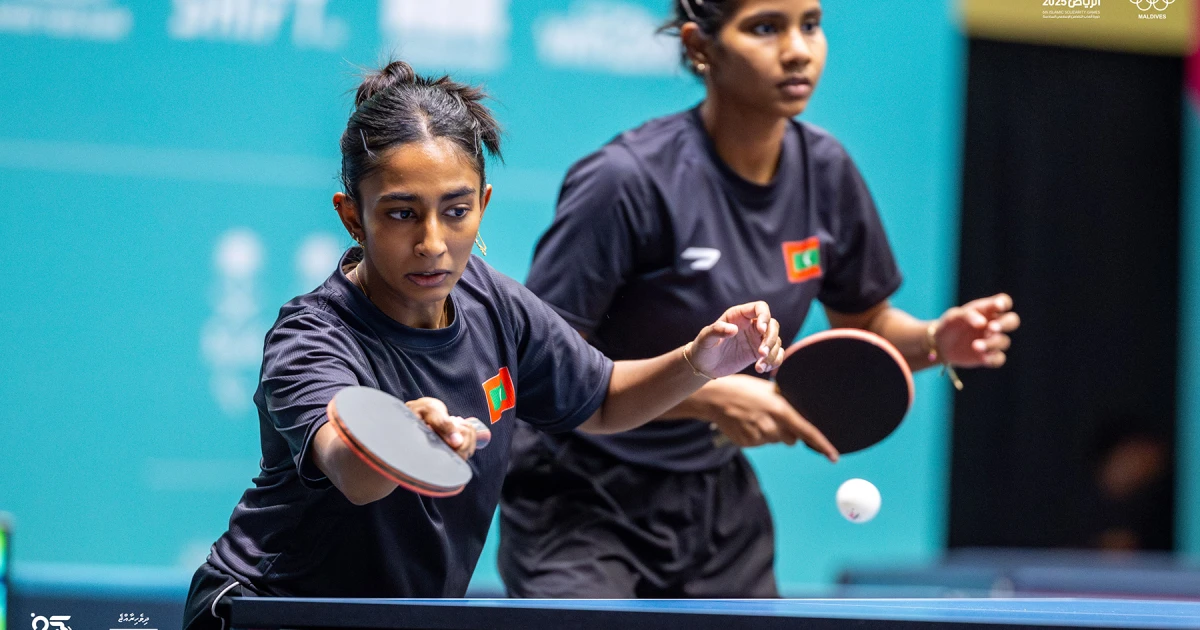 Islamic Solidarity Games: TT ge Doubles eventun Rafa aai Dheema ah...